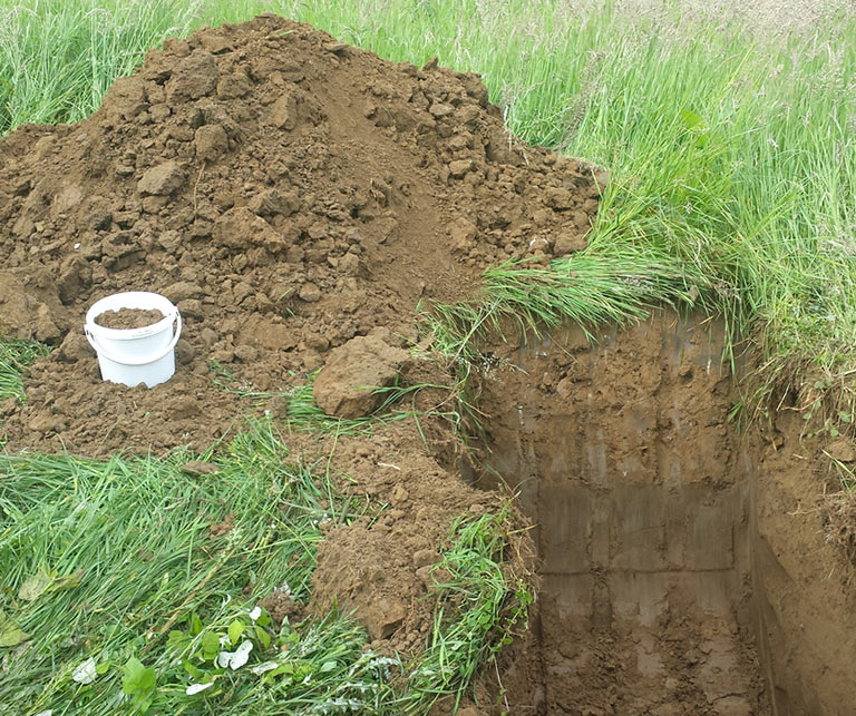 picture Soil sampling