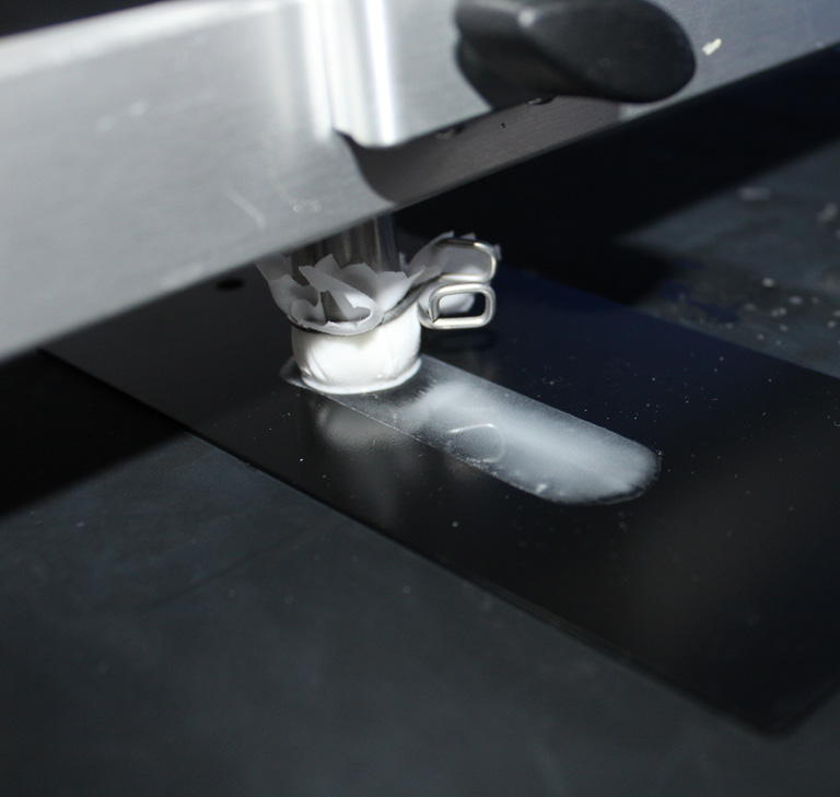 Picture abrasion test crockmeter test
